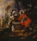 Kristus og den samaritiske kvinde - Simon de Vos — visning af kunstværket