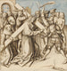 Kristus bærer korset - Cirkel af Hans Holbein den Ældre — visning af kunstværket