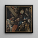 Christ bærer korset - Hieronymus Bosch — indrammet kunstværk på væggen