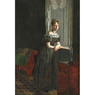 Christen Kbke - Portrt af kunstnerens sster Conradine Kbke.webp