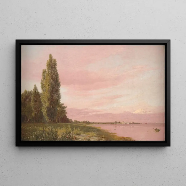 Christen Kbke - View of the Bay near the Copenhagen Limekiln Looking North A Quiet Summer Afternoon.webp