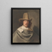 Portrait af Abraham Velters 1603-1690 efter Jacob Adriaensz. Backer - Christiaan Kramm — indrammet kunstværk på væggen