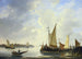 Vue de Dordrecht depuis Papendrecht - Christiaan Lodewijk Willem Dreibholtz — visning af kunstværket