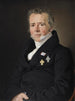 Portrait af videnskabsmanden Hans Christian Ørsted - Christian Albrecht Jensen — visning af kunstværket