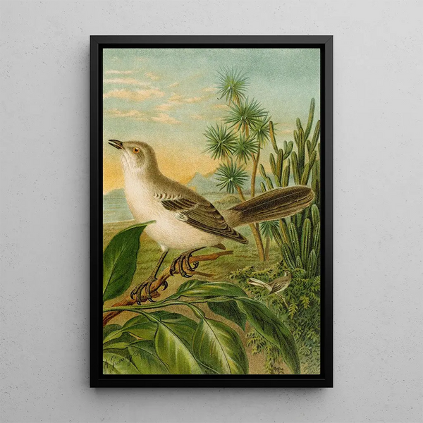 Reproduktion af maleriet Le monde des oiseaux nord-amerikanske pl04 - Christian Anton Goering