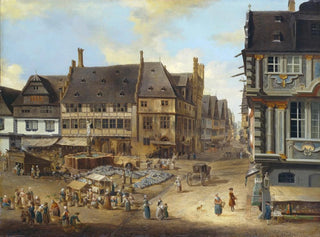 Le Liebfrauenberg i Frankfurt - Christian Georg Schütz den Ældre — visning af kunstværket