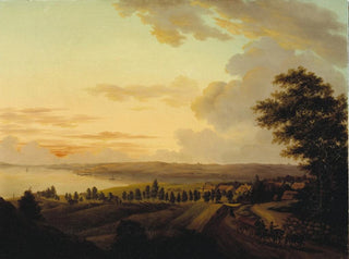 Christian Heinrich Grosch - Sjllandsk landskab aften.webp