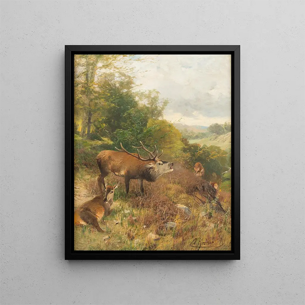 Christian Krner - Roaring stag.webp