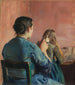 Tresser ses cheveux - Christian Krohg — visning af kunstværket