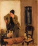 Charles Lundh i samtale med Christian Krohg - Christian Krohg — visning af kunstværket
