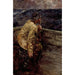 Reproduktion af maleriet Veille de nuit - Christian Krohg