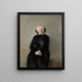 Marie Krohg, kunstnerens tante - Christian Krohg — indrammet kunstværk på væggen