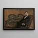 Portrait af Sigurd Bødtker - Christian Krohg — indrammet kunstværk på væggen