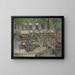 Scène d'une rue à Paris - Christian Krohg — indrammet kunstværk på væggen