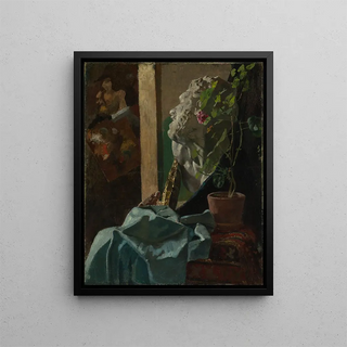 Christian Krohg - Stilleben mit Gipsbste.webp