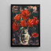 Reproduktion af maleriet Dahlias - Christian Rohlfs