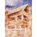 Reproduktion af maleriet Maison à Bosco - Christian Rohlfs