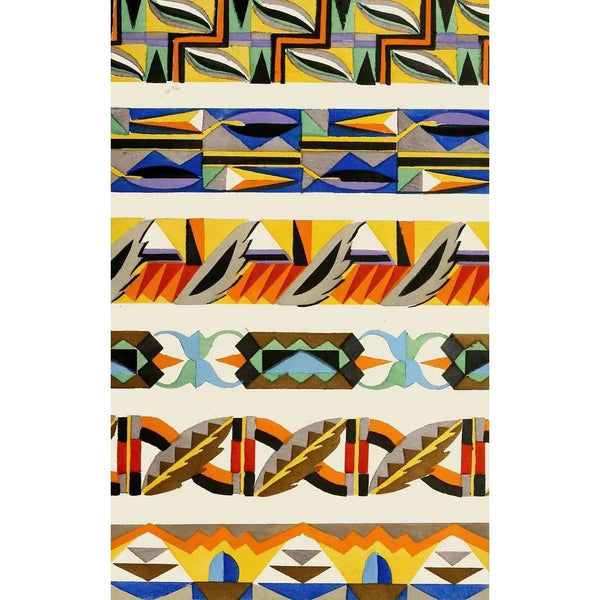 Formes ornamentales til anvendt kunst på overfladen Pl 03 - Christian Stoll — indrammet kunstværk på væggen