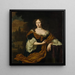 Christina Backer - Michiel Van Musscher — indrammet kunstværk på væggen