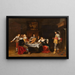 Compagnie joyeuse - Christoffel Jacobsz van der Lamen — indrammet kunstværk på væggen