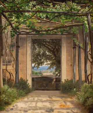 Christoffer Wilhelm Eckersberg - A Pergola Italy.webp