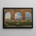 Vue gennem tre buer på tredje sal af Colosseum - Christoffer Wilhelm Eckersberg — indrammet kunstværk på væggen