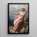 Les adieux d'Alcyone à son mari d'après Les Métamorphoses d'Ovide chant XI - Christoffer Wilhelm Eckersberg — indrammet kunstværk på væggen