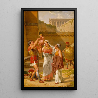 Christoffer Wilhelm Eckersberg - Hectors Farewell To Andromache.webp