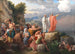 Moses, der lader Rødehavet vende tilbage, og Faraos hær bliver oversvømmet - Christoffer Wilhelm Eckersberg — visning af kunstværket