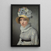 Reproduktion af maleriet Portrait af modellen Maddalena eller Anna Maria Uhden - Christoffer Wilhelm Eckersberg