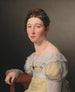 Portrait af Emilie Henriette Massmann forlovet med Frederik Wilhelm Caspar von Benzon - Christoffer Wilhelm Eckersberg — visning af kunstværket