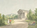 Perspektiv af Frederiksberg Have nær slottet og Apollon-templet - Christoffer Wilhelm Eckersberg — visning af kunstværket