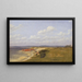 Tuileries-maleri af Renbjerg nær Flensborg Fjord - Christoffer Wilhelm Eckersberg — indrammet kunstværk på væggen