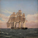 La corvette Najaden sous voiles - Christoffer Wilhelm Eckersberg — visning af kunstværket