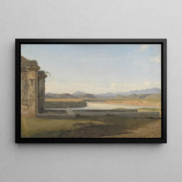 Christoffer Wilhelm Eckersberg - View from the Fontana Acetosa Rome.webp