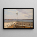 Vue depuis la batterie de Trekroner med København i det fjerne - Christoffer Wilhelm Eckersberg — indrammet kunstværk på væggen