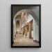 Vue de l'église de San Lorenzo fuori le Mura - Christoffer Wilhelm Eckersberg — indrammet kunstværk på væggen