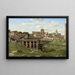 Vue de la Cloaca Maxima, Rom - Christoffer Wilhelm Eckersberg — indrammet kunstværk på væggen