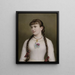 Antonia Johanna Schwemmer 1874–1926 fra Tapfheim - Christoph Deininger — indrammet kunstværk på væggen