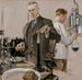 Chronometrering af en eksperiment, reklameillustration for Howard Watch - Frank Xavier Leyendecker — visning af kunstværket