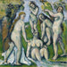 Cinq badende - Paul Cézanne — visning af kunstværket