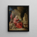 Saint Jérôme - Cercle de David Teniers — indrammet kunstværk på væggen