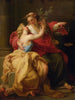 Allegori af fred og retfærdighed - Cirkel af Pompeo Batoni — visning af kunstværket