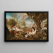 L'Age d'Or - Cercle d'Abraham Bloemaert — indrammet kunstværk på væggen