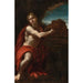 Saint Jean-Baptiste - Cercle d'Annibale Carracci — indrammet kunstværk på væggen