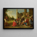 L'adoration des mages - Cercle de Bartholomeus Breenbergh — indrammet kunstværk på væggen