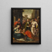 Adoration des Mages - Cercle de Frans Francken le Jeune — indrammet kunstværk på væggen