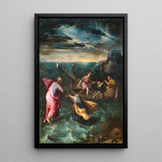Circle of Gerolamo Muziano - Christ calming the storm on the Sea of Galilee.webp
