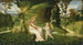 Vénus og Cupidon i et landskab - Cirkel af Giorgione — visning af kunstværket