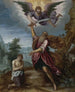 Abraham og Isak - Giuseppe Cesaris kreds — visning af kunstværket